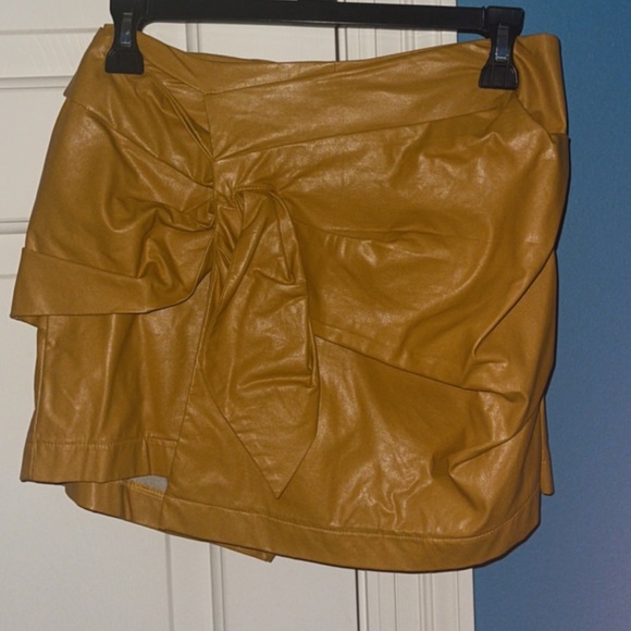 Leather Skort - Picture 1 of 1